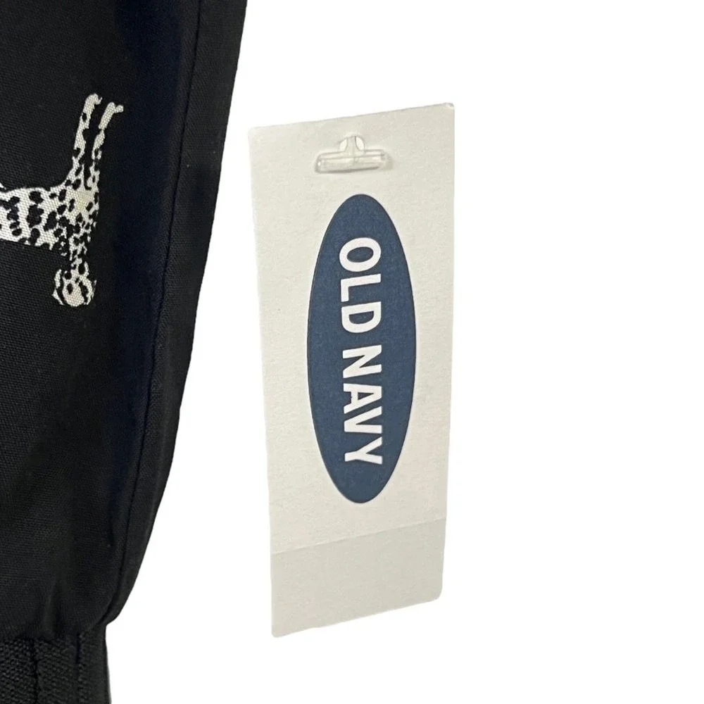Old Navy Girls Rounder Dress Dalmatian Print Black White Size 6‎ New Fit Flare